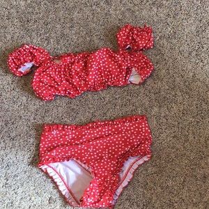 Red shein bikini